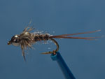 Dark Hendrickson bead head nymph