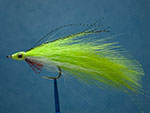 Lefty's Deceiver fly, chartreuse image link.